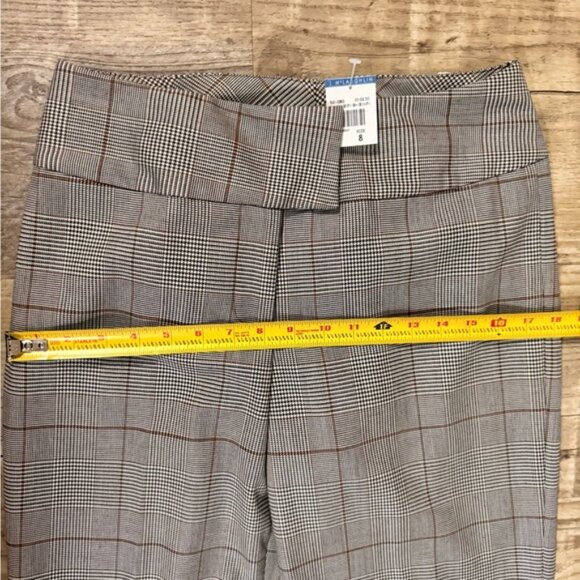 J. McLaughlin Multicolor Wool Lined Plaid Trouser Pants Size 8 - Picture 6 of 8